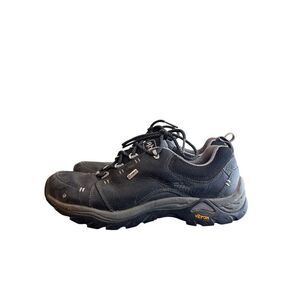 AHNU Montara II Women’s Waterproof Black Leather Hiking Shoes 7.5 F19114E